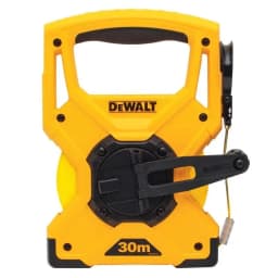 Рулетка DeWALT FIBREGLASS, 30мх12мм АБС-пластик, стрічка скловолокно, II клас точності