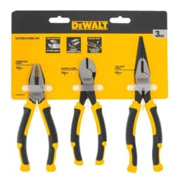 Набір інструментів шарнірно-губцевих DeWALT LASER HARDENED плоскогубці, дліногубци, кусачки 3шт