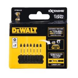 Біти DeWalt FlexTorq 57мм Рh1 Рh2 Рh3 набір 7шт