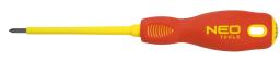 Викрутка Neo Tools хрестова, діелектрична, PZ2x100мм, сталь SVCM