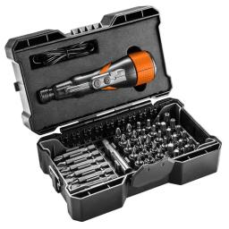 Викрутка Neo Tools акумуляторна, micro-USB, 3.6В Li-Ion, 800мА·год, 280об·хв, 42 біт, SL,PH,PZ,Torx, кейс