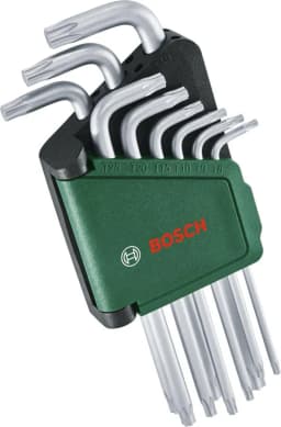 Ключі шестигранні Bosch, T8-T40, набір 9шт
