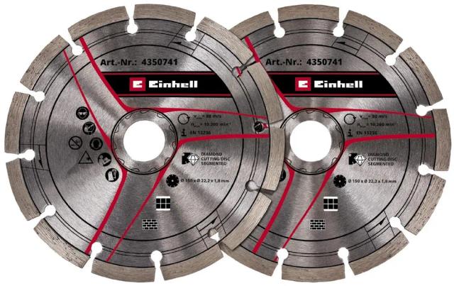 Диски для бороздника Einhell 150х22.2мм, 2шт
