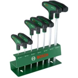 Викрутки шестигранні Bosch HEX 2-10мм Т-подібне руків'я набір 7шт