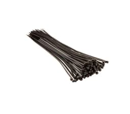 Хомут-стяжка Top Tools, пластик, 3.6x300мм, чорний, 100шт