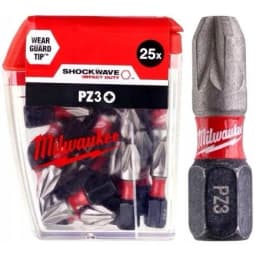 Біти Milwaukee Shockwave, PZ32х25мм, набір 25шт