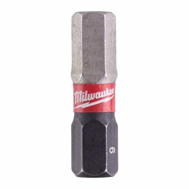 Біти Milwaukee Shockwave, Hex6х25мм, набір 2шт