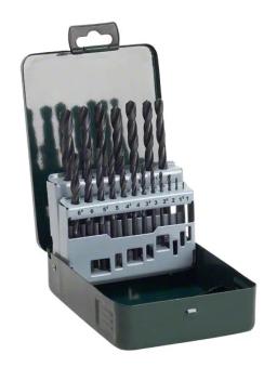 Набір свердел по металу Bosch Professional HSS-R, 1-10мм, 19шт