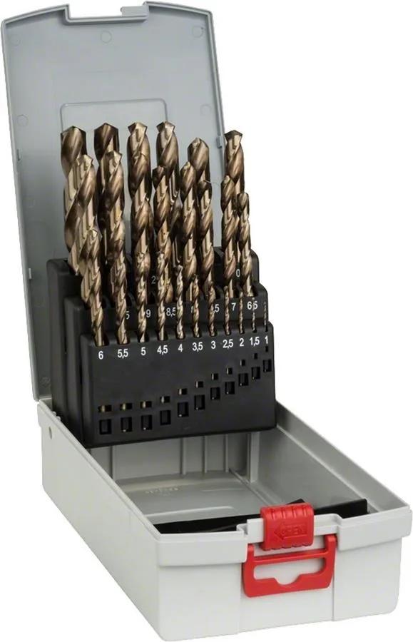 Набір свердел по металу Bosch Professional HSS-Co ProBox, 1-13мм, кейс, 25шт