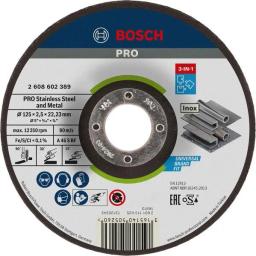Диск відрізний Bosch Professional для нержавіючої сталі та металу 3в1 125x2.5x22.23мм