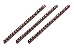 Пластикові пружини 2E для біндерів, 22мм, шоколад, 50шт