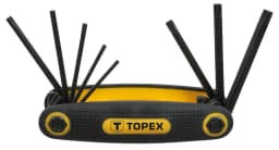 Ключі Torx TOPEX, T9-T40, складаються в ручку, набір 8шт