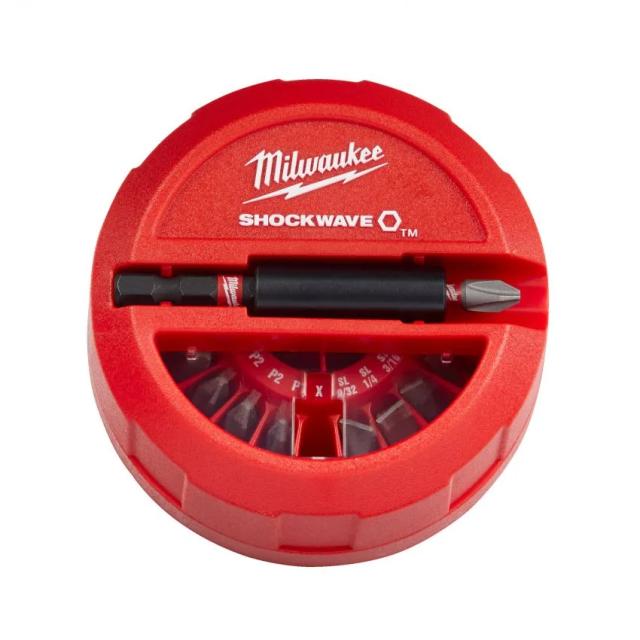 Біти Milwaukee Shockwave, сталь, кейс, набір 15шт