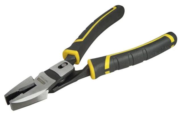 Плоскогубці комбіновані Stanley FatMax Compound Action, до 40% зменшення прикладених зусиль, 215мм