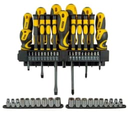 Викрутки Stanley 20 біт, SL,PH,Torx,H, 20 торцевих головок, набір 57шт