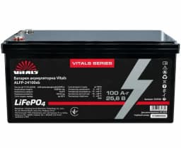 Батарея акумуляторна Vitals ALFP24100ab 24В 100А·год LiFePO4 19.8кг