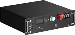 Акумуляторна батарея 2E Kufa, LiFePo4, 5120 Вт/год, 51.2В, 100А, LCD, металевий корпус
