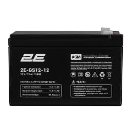Акумуляторна батарея 2E GS, 12В, 12А•год, AGM