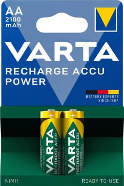 Акумулятор Varta NI-MH Power AA 2100 мА•г, 2шт