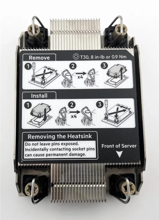 Радіатор HPE ProLiant DL3X0 Gen11 1U Standard Heat Sink Kit