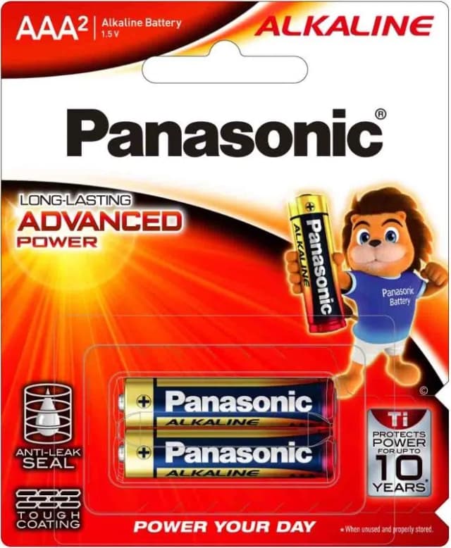 Батарейка Panasonic Alkaline Power лужна AAA блістер, 2 шт.
