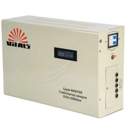 Стабілізатор напруги Vitals Master STN-10000sw тиристорний 6000Вт 10000ВА однофазний 20кг.