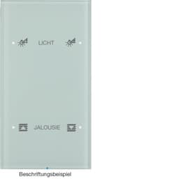 Скляний сенсор 2-канал., "Комфорт", конфігуруємий, пол.білизна, TS Sensor R.3