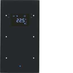 Скляний сенсор 2-кан. з регул.темп-ри, чорний, TS Sensor