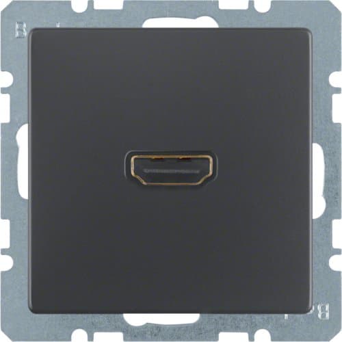 HDMI-розетка, антрацит, Q.х