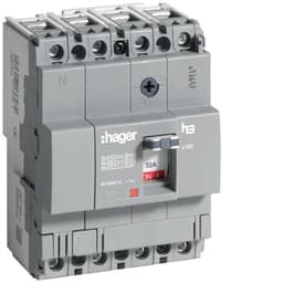 Автоматичний вимикач x160, In=32А, 4п, 18kA, Тфікс./Мфікс. Hager HDA033L