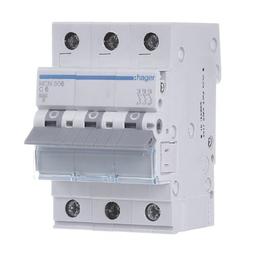 Автоматический выключатель 3P, In=6A, «C», 6kA, 3м., MCN306