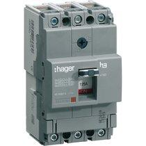 Автоматичний вимикач x160, In=80А, 3п, 18kA, Тфікс./Мфікс. HDA080L