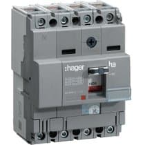 Автоматичний вимикач x160, In=100А, 4п, 18kA, Тфікс./Мфікс. HDA101L