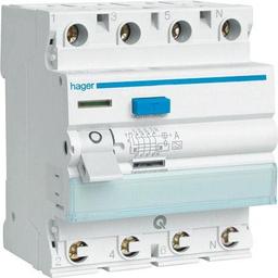 ПЗВ (дифреле) Hager 4P 25A 30mA A CDS425D QC