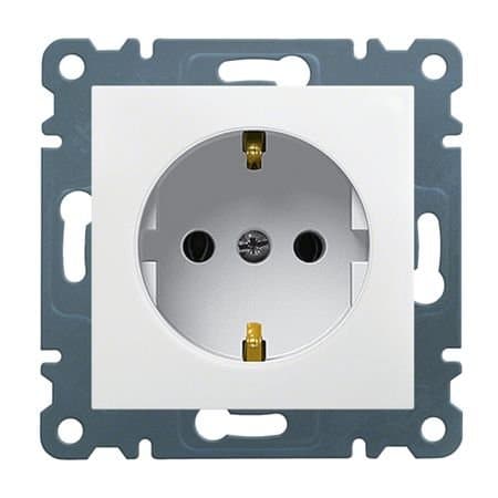 Розетка з з/к Lumina, біла, 16А/230В WL1050