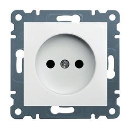 Розетка без з/к Lumina, біла, 16А/230В WL1010