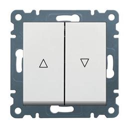 Вимикач для жалюзі "Контактор" Lumina, білий, 10АХ/230В WL0320
