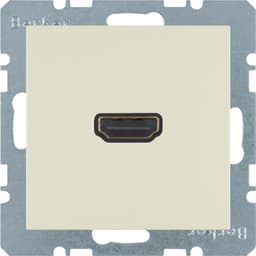HDMI-розетка, підключення сзаду під кутом 90град., біла S.1 3315438982