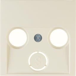 Накладка для ТВ-розетки 2/3 отвори, біла S.1 12038982