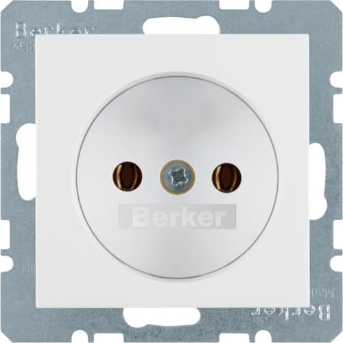 Розетка без з/к, пол.білизна, 16А/250В S.1 6167038989