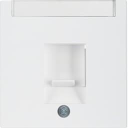 Накладка для суппортів під модуль RJ12/RJ45, пол.білизна-matt S.1 11701909