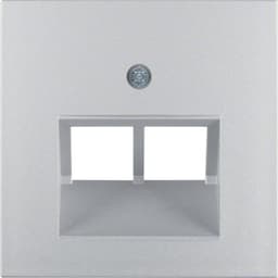 Накладка для розетки UAE/E-DAT, алюміній S.1 14091404