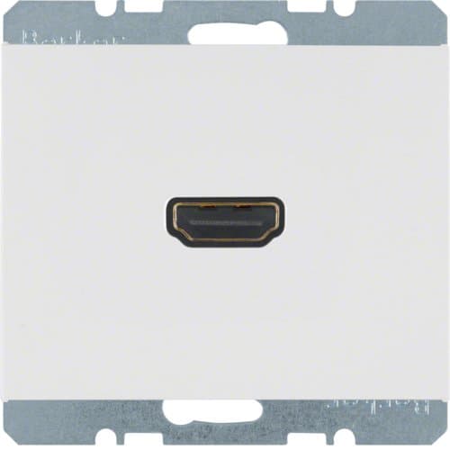 HDMI-розетка, підключення сзаду під кутом 90град., пол.білизна, K.1 3315437009