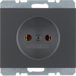 Розетка без з/к, антрацит, 16А/250В K.1 6167157006