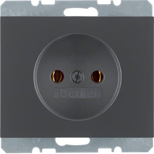 Розетка без з/к, антрацит, 16А/250В K.1 6167157006