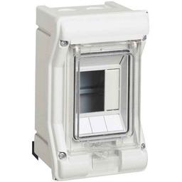 Щит розподільчий на 3 модулі, з/у з прозрачной дверцей, IP65, VECTOR VE103D