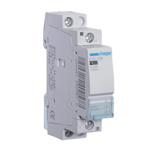 Контактор 25A, 1НЗ, 230В ESC126