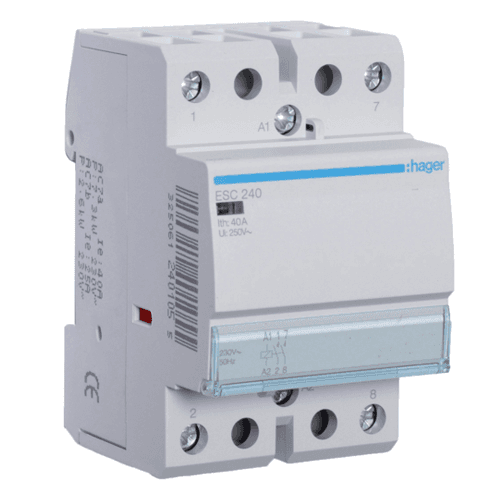 Контактор 40A, 2НВ, 230В ESC240