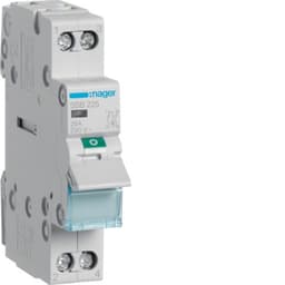 Вимикач навантаження 2-пол. з індикацією при вимкненні, 25А/230В SBB225