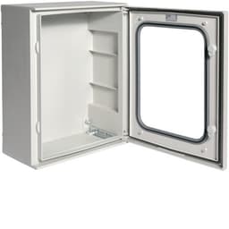 Шафа з поліестру ORION Plus, IP65, прозорі двері, 500X400X200мм FL263B
